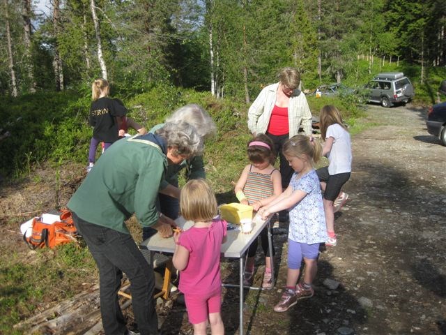 Speidaraktivitetar. Foto: Margunn Hjelmeset